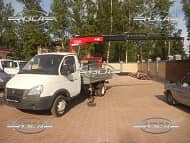 бортовой газ 3302 с краном манипулятором fassi