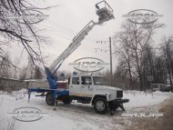 купить Автовышка / АГП газ 3309 двухрядная кабина 22 24 28 метров цена производства