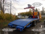 купить эвакуатор КАМАЗ 4308 ломаная платформа краном манипулятором КМУ цена производство