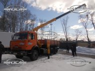 купить самосвал КАМАЗ-55102 с краном манипулятором цена производства