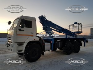 Автовышка / АГП КАМАЗ-43118 высотой подъема 22 метра