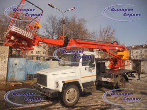 Автовышка на базе Газ 3309 ВС 18