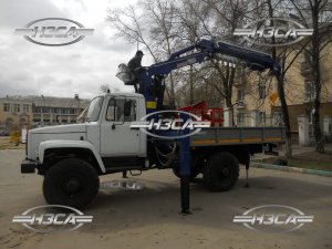 Бурильно-крановая установка Hotomi на базе ГАЗ 33088