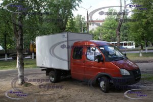 Промтоварный / изотермический фургон / сэндвич-панель ГАЗ - 33023 ФЕРМЕР со сдвоенной кабиной, L = 3 м