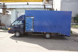 Эвакуатор Hyundai Porter с ломаной платформой