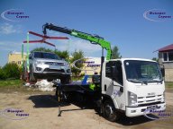 Эвакуатор ISUZU 75 со сдвижной платформой и КМУ 9Tz-2