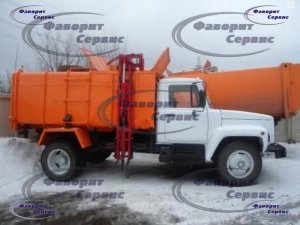 Мусоровоз ГАЗ-3309 ГАЗОН боковая загрузка коммунальная техника