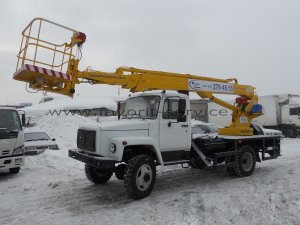 Автовышка на базе ГАЗ-3309 ГАЗОН