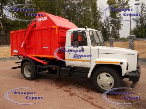 Мусоровоз ГАЗ-3309 ГАЗОН задняя загрузка коммунальная техника