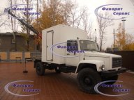 Фургон бортовой ГАЗ-33081 САДКО с краном-манипулятором / КМУ