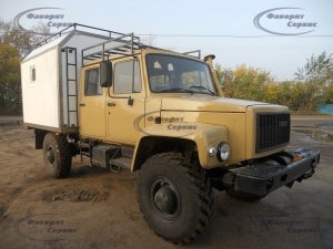 Автомастерская / фургон-вахта ГАЗ-33081 ЕГЕРЬ Садко со сдвоенной кабиной