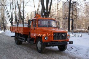 Дорожный мастер Газ 3309 Газон с КМУ