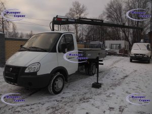 Газель 3302 с Краном манипулятором (КМУ) HIAB