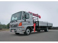 HINO-500, бортовой  с краном-манипулятором / КМУ