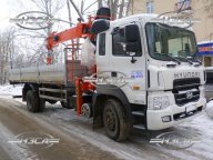 Hyundai HD-170 бортовой с краном-манипулятором КМУ