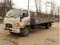 бортовой Hyundai HD-78 L=6,2м с каркасом, тентованный