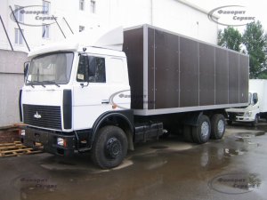 фургон МАЗ 6303 L=7.8 промтоварный / изотермический