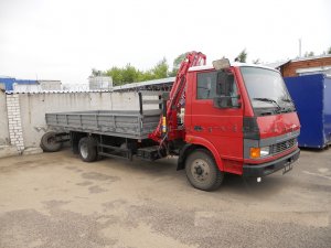 Бортовой TATA-613 АМУР-4346 с краном-манипулятором / КМУ Amco Veba